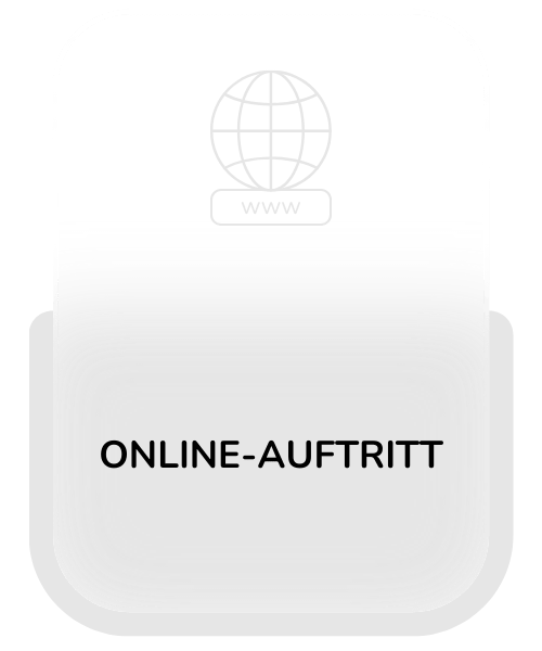 Service-Karte für Online-Präsenz-Dienste, die professionelle Lösungen zur Schaffung und Verbesserung der Online-Sichtbarkeit anbietet.