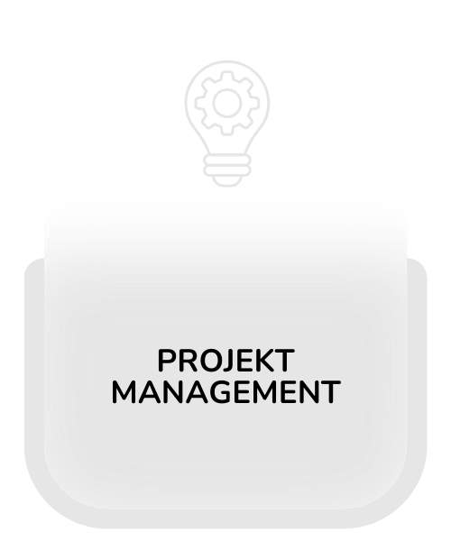 Service-Karte für Projektmanagement-Dienste, die professionelle Lösungen für effiziente Planung, Organisation und Durchführung von Projekten anbietet.
