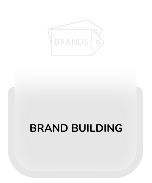 Service card for Brand Building services, offering professional branding strategies and development solutions.